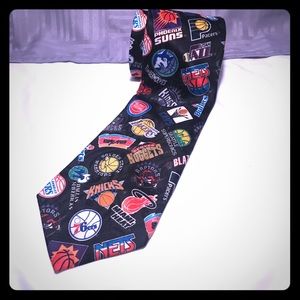 NBA logo tie 🏀